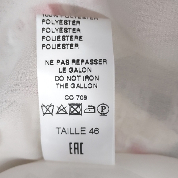 NWOT Amen Wardy Check Pattern Tweed Long Coat Size FR46 - Picture 15 of 16